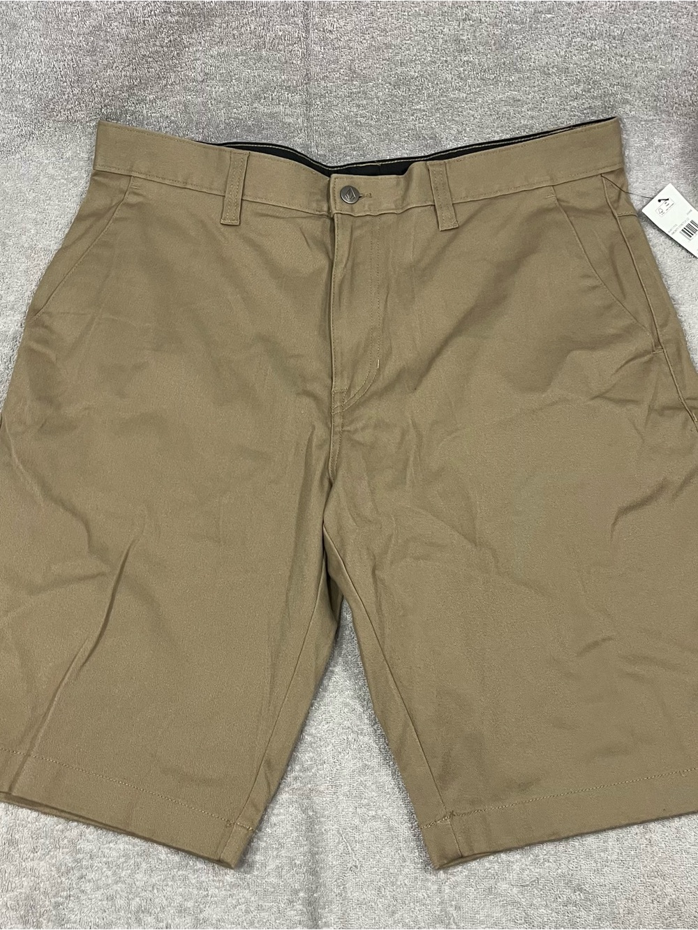 Volcom Men’s Shorts Size 36 VMonty Stretch Chino Brown Flat NWT